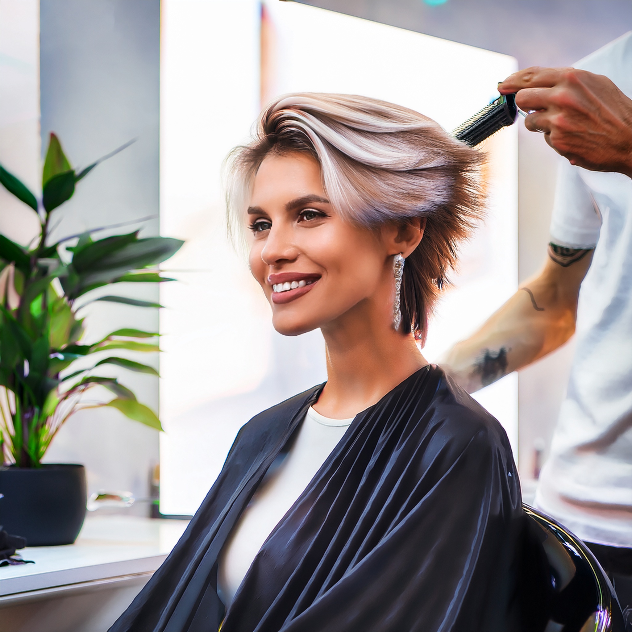 Friseur, Haarschnitt, Haarstyling, Coloration, Kosmetikbehandlungen